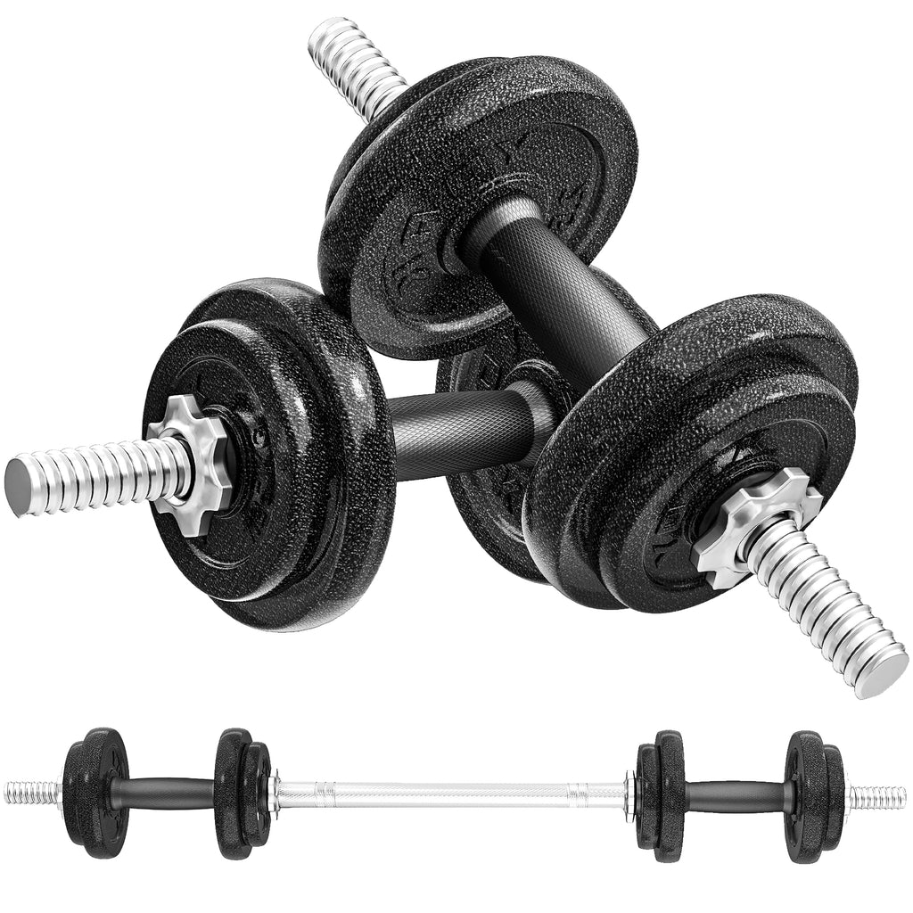 SPORTNOW 2-in-1 Adjustable Dumbbells Set, 20kg Weights