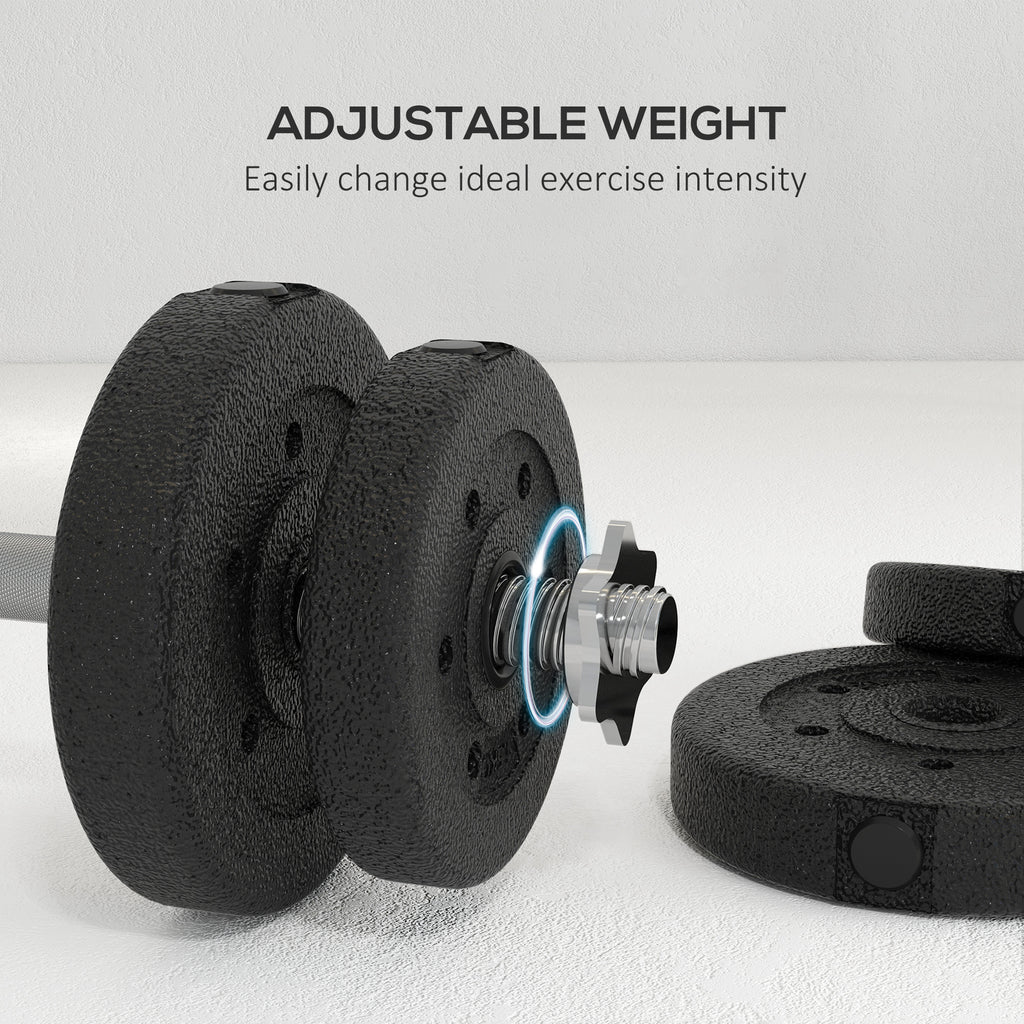 30KG Adjustable Dumbbells Set, Hand Weights Set For Home