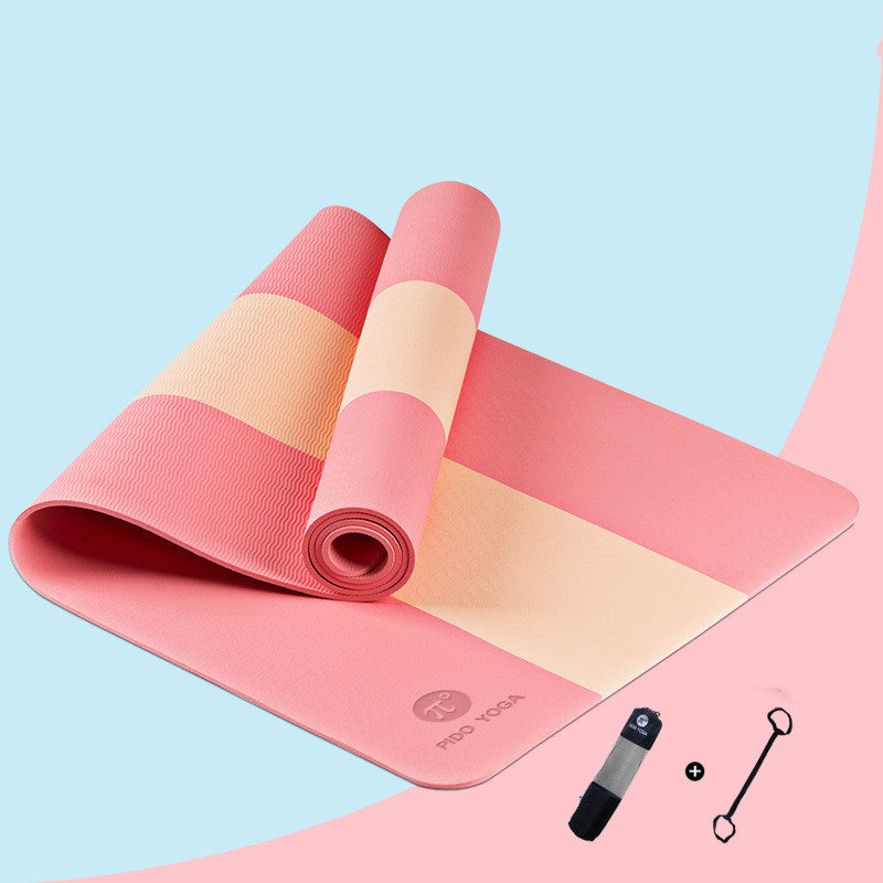 Individual fitness mat floor mat