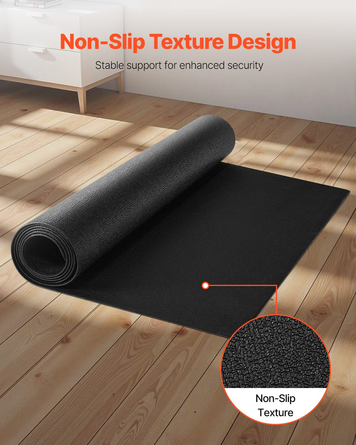 Treadmill Mat For Carpet Floor, 35.5in X 78.7in X 0.16in Exercise Equipment