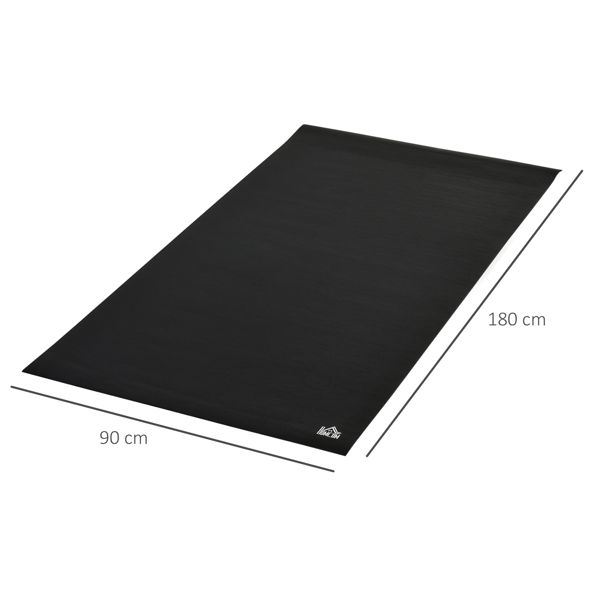 Multi-purpose Exercise Equipment Protection Mat Non-slip Floor Protector Gym Fitness Workout Training Mat 180 X 90cm