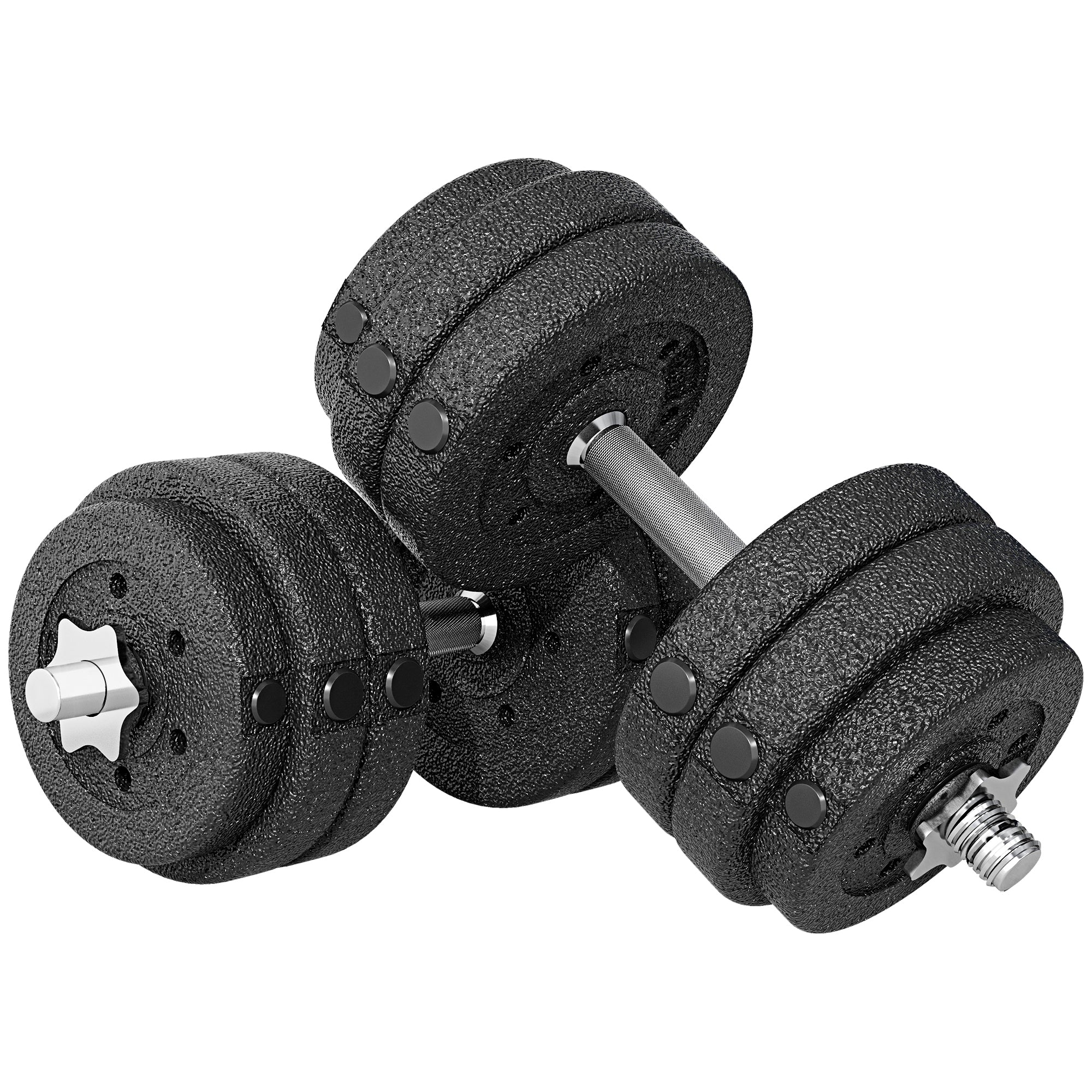30KG Adjustable Dumbbells Set, Hand Weights Set For Home