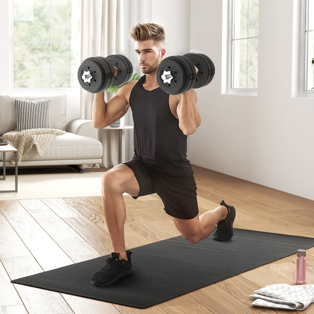 30KG Adjustable Dumbbells Set, Hand Weights Set For Home